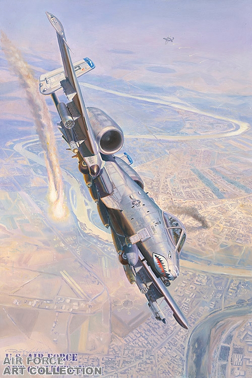 A-10 over Baghdad